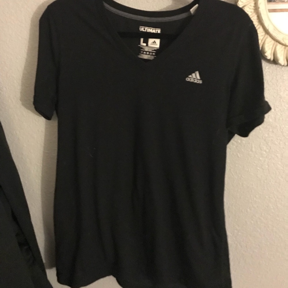 Black adidas shirt